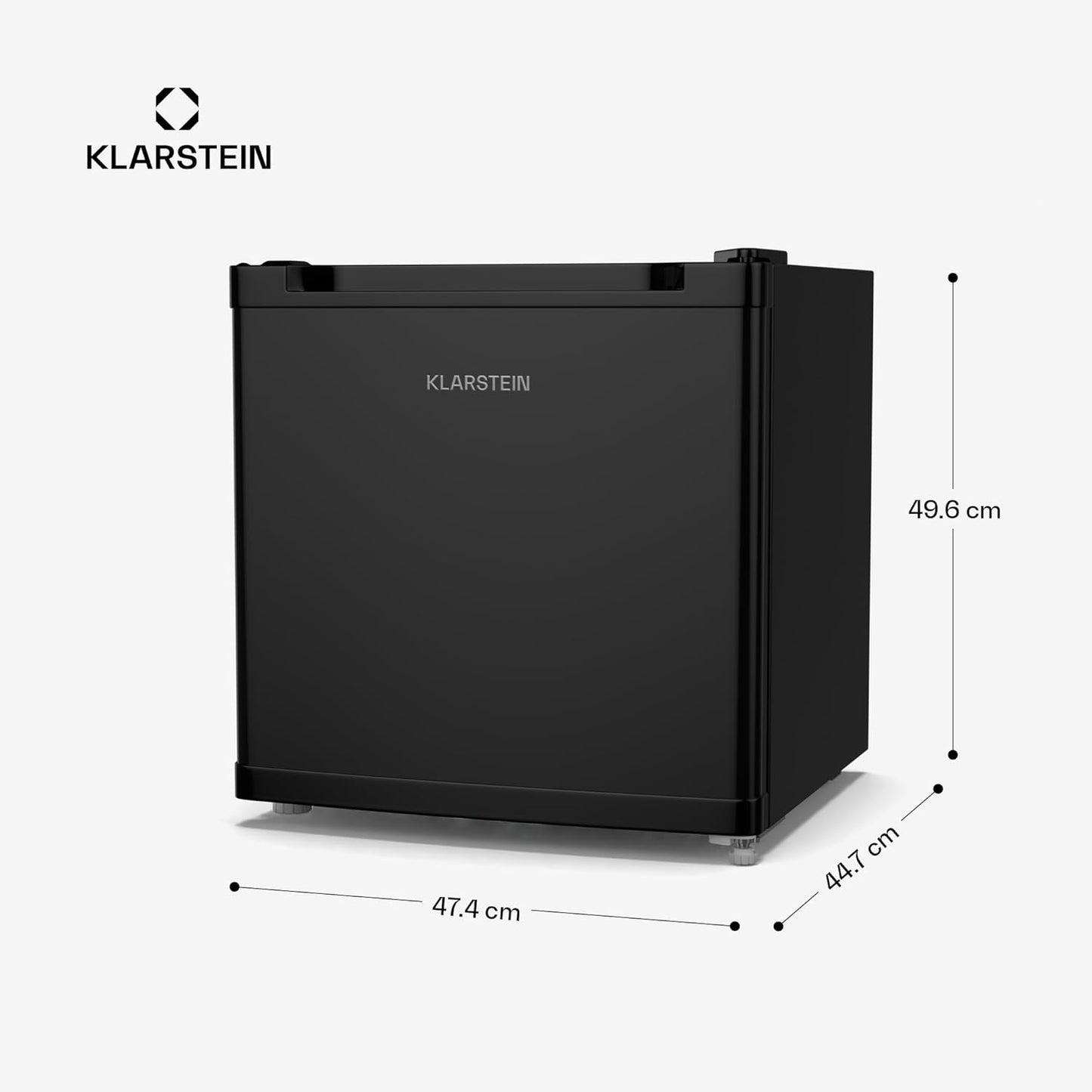 KLARSTEIN Irene Mini Nevera, 31L Nevera/Congelador Compacto Con Temperatura Ajustable -24°C A 10°C, Eficiente Energéticamente, Silencioso 38 Db Para Dormitorios & Espacios Pequeños