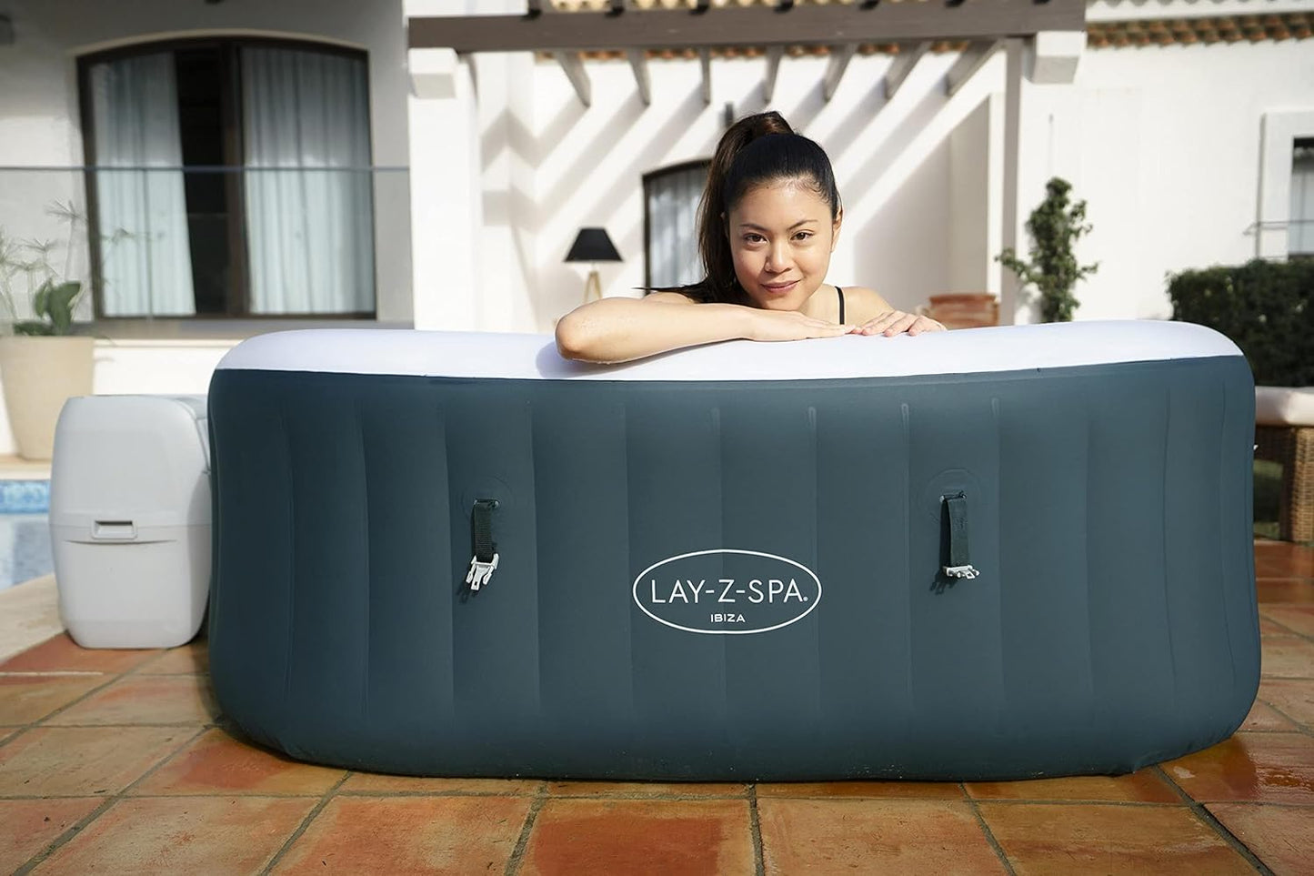 Bestway Lay-Z-SPA, Verde, 180 x 180 x 66 cm