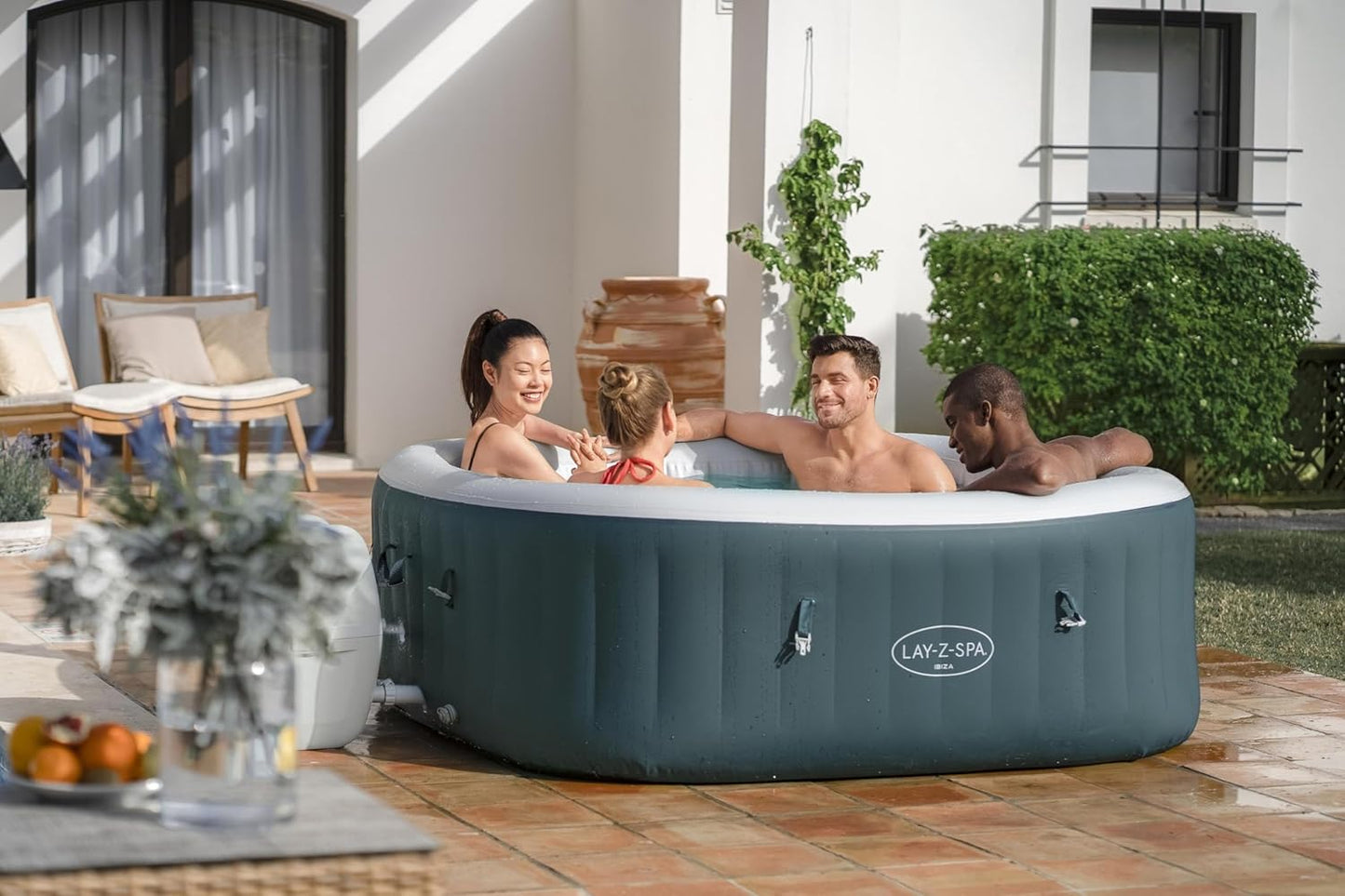 Bestway Lay-Z-SPA, Verde, 180 x 180 x 66 cm