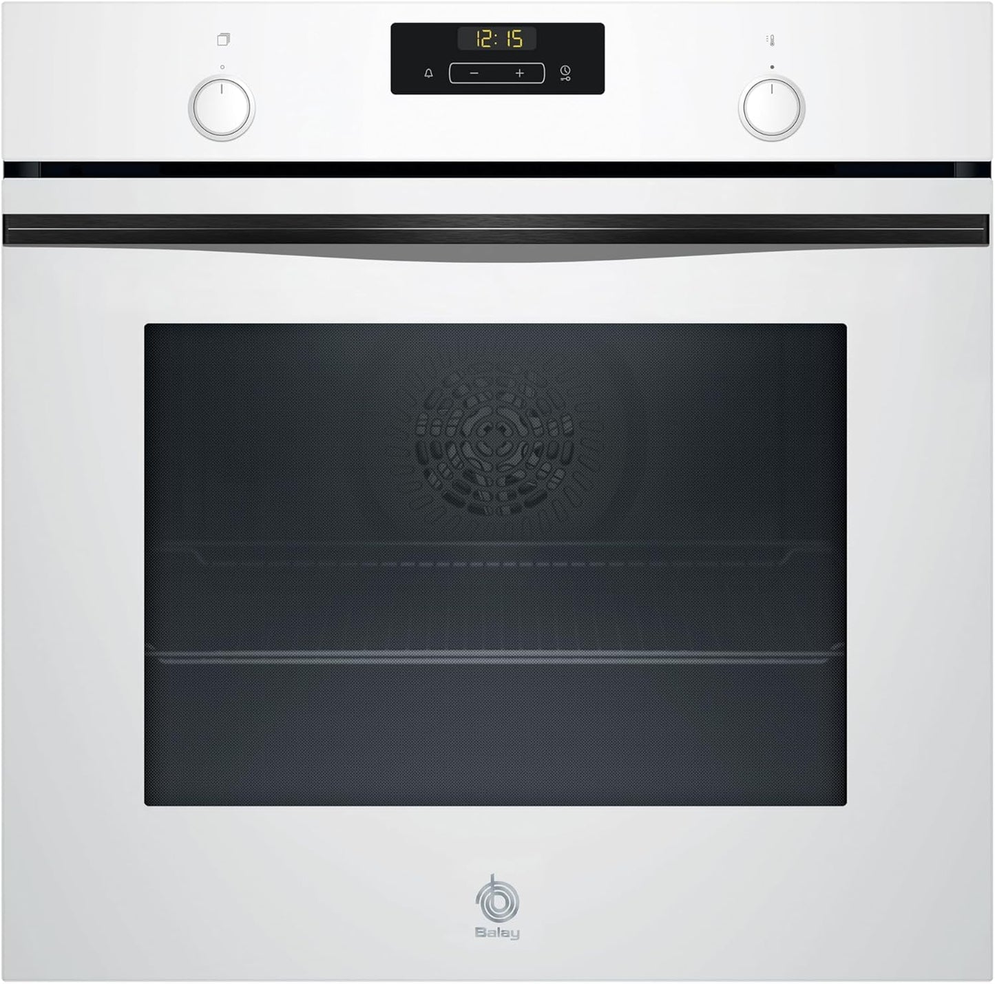 Balay - Horno multifunción, 60 cm, Control Comfort, Aqualisis, Raíles 1 nivel, cristal Blanco, 3HB5131B3