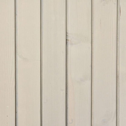 Outsunny Cobertizo de Madera Caseta Exterior Armario Herramientas de Jardinería Doble Puertas Techo Impermeable Compartimientos de Diferentes Tamaños 127.5x50x164cm Madera Maciza