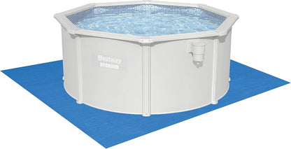 Bestway Hydrium - Piscina de Pared de Acero con Filtro de Arena, diámetro de 300 x 120 cm, Gris, Redonda