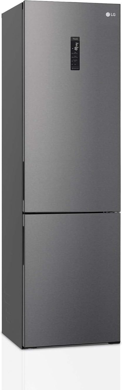GBP61DSXGC - Frigorífico Combi No Frost, Congelador, Compresor Smart Inverter, Color Inox Antihuellas, 186 cm, 341 l