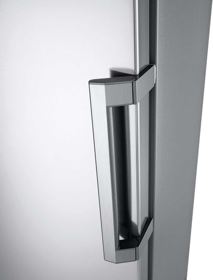GFT41PZGSZ - Congelador No Frost Total, 1 Puerta, Compresor Smart Inverter, de 355 L y 186 cm, Congelador Vertical con Funcion de Congelacion Rapida, Color Inox