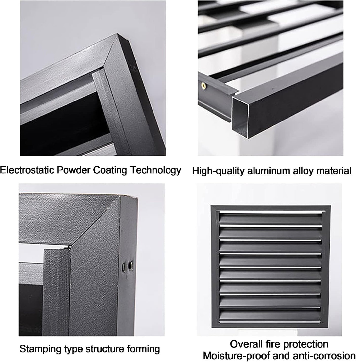 Cubierta De Aire Acondicionado Exterior,Cubre Aire Acondicionado Aluminio,Paneles De Valla De Privacidad Al Aire Libre,Rejillas Protectoras Para Bombas De Calor,Protección Contra La Lluvia Y El Sol (