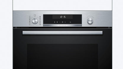 Bosch - Horno multifunción pirolítico, 60 cm. de ancho, Serie 6, Home Connect, 3D Hotair, Autolimpieza, Mandos ocultables, Nergo, HBG578ES7