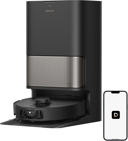 DREAME L40s Pro Ultra Aspiradora Robot, 19.000 Pa, Cepillo Doble HyperStream, Acceso a Altura de 4 cm, Cepillo Lateral Extensible y Elevable, Limpieza con Mopa de Agua Tibia a 75 °C, Autolimpieza 3.0
