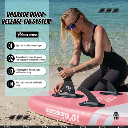 Tabla de surf de pie con remo, tabla de surf hinchable, colección Defender Pro