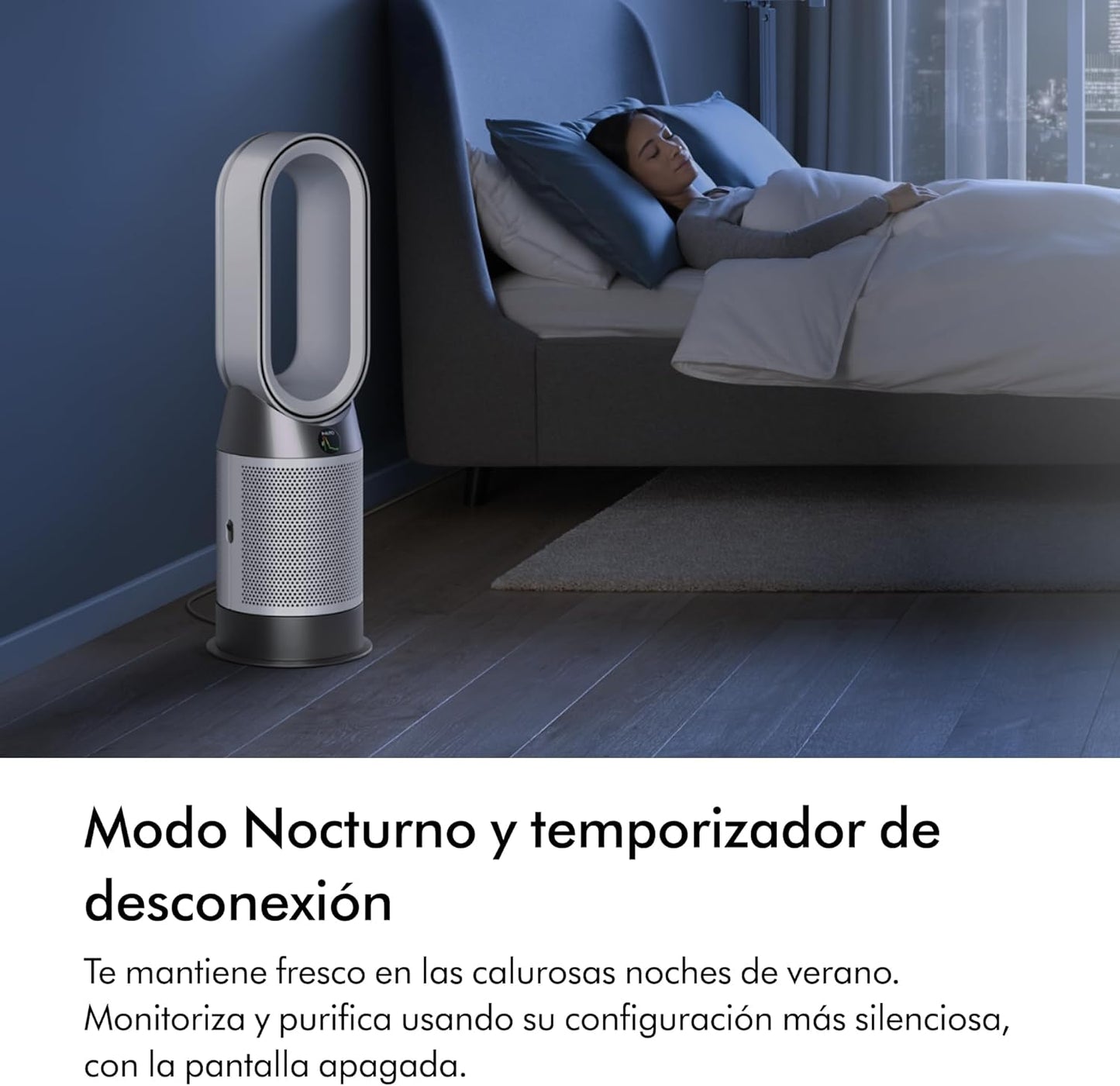 Purifier Hot+Cool™ Gen1 HP10 purificador de aire y calefactor – purificación, función calefacción y refrigeración (Plata)