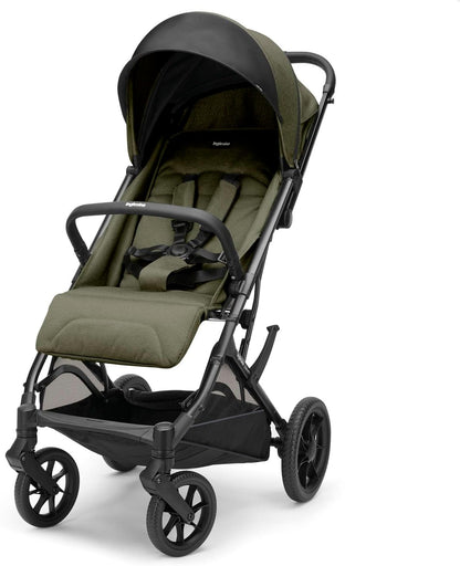 Inglesina Zenit 2 Cochecito, Sequoia Green, Compacto y Ligero, Hasta 22 kg, Respaldo Reclinado 170°, Ruedas con Suspensión, Asiento Amplio, Exclusiva Amazon