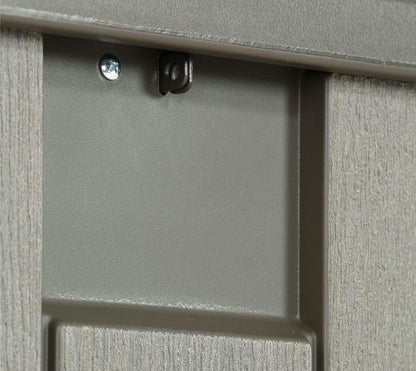 LIFETIME 60215 - Baúl para jardín ultrarresistente 150x72x69 cm UV100 marrón