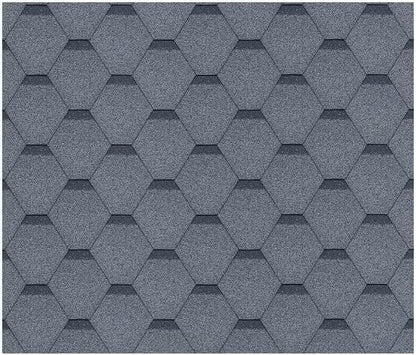 Caseta de Jardín de Madera con Tejas bituminosas Gris A233 x P222 x A233 cm, Oficina Caseta de Madera con Piso, Ventana, Puerta Doble, Cabaña de Jardín, Taller o Estudio de Jardín TIMBELA M351FB