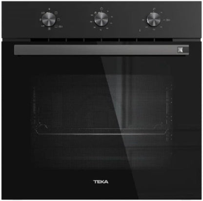 TEKA Horno Multifunción 60cm, HydroClean ECO, 6 Funciones, Guías Plus Extension, Bandeja Antivuelco, Clase A+, Modelo NEO HSB 6150 FBK