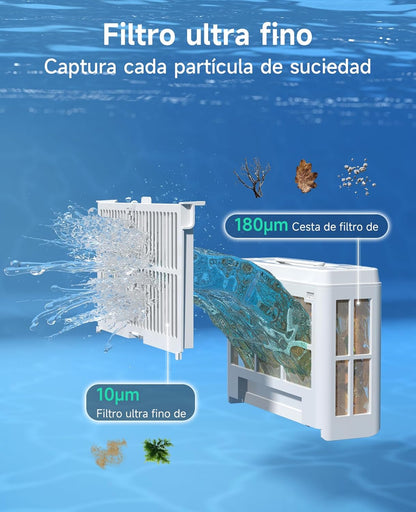 WYBOT C2 Limpiafondos Piscina, Robot Limpiafondos Piscina Inalámbrico 150㎡, Doble Filtración, 3 Motores, Succión Potente, Limpieza Paredes & Línea de Agua, 180 Min, App(Gris-Verde Gris)