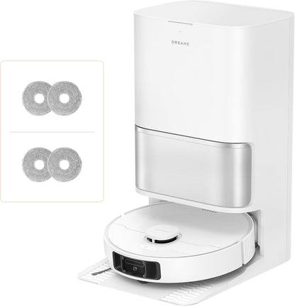 DREAME L10s Ultra Gen 3 Kit Robot Aspirador y Friegasuelos, Succión de 25.000Pa, Cepillo Lateral y Mopa Extensible, AceClean DryBoard y Autolimpieza Automática de Mopa, Secado con Aire Caliente
