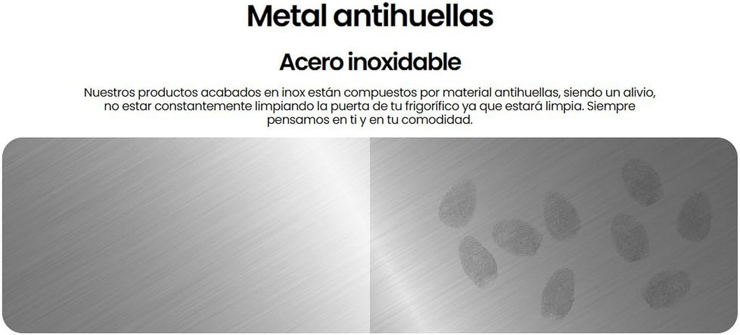 INFINITON CV-A85I - Congelador vertical, 80 Litros, 85 cm, 3 cajones, Control de temperatura, Puerta reversible, Regulación en Altura, E, Inox