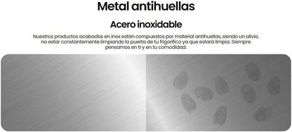 INFINITON CV-A85I - Congelador vertical, 80 Litros, 85 cm, 3 cajones, Control de temperatura, Puerta reversible, Regulación en Altura, E, Inox