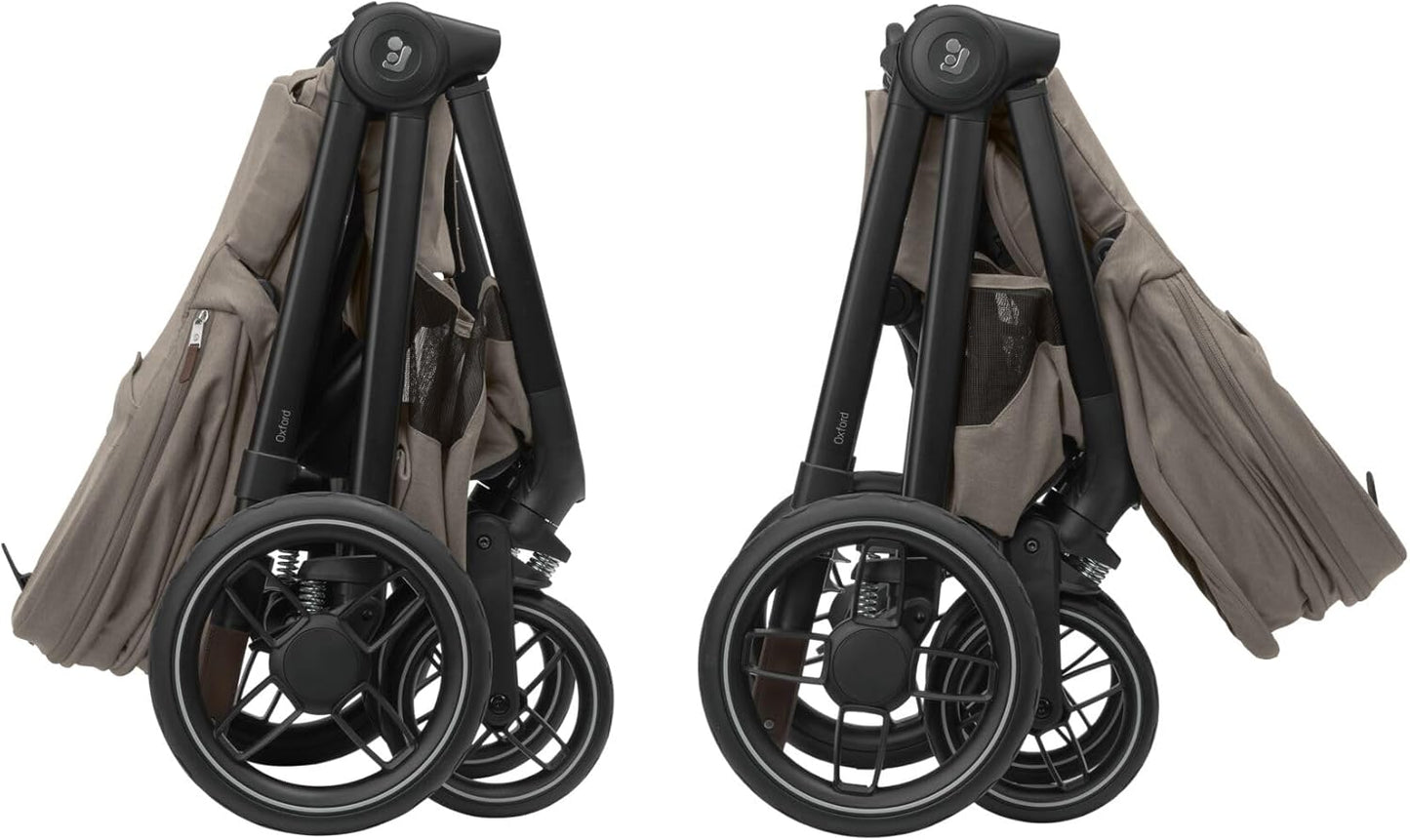 Maxi-Cosi Oxford Cochecito, 0-4 años, 0-22 kg, Plegado compacto, Asiento espacioso, reclinación ergonómica, Suspensión de última generación, 3 reclinaciones, 10 kg Amplia cesta, Twillic Truffle