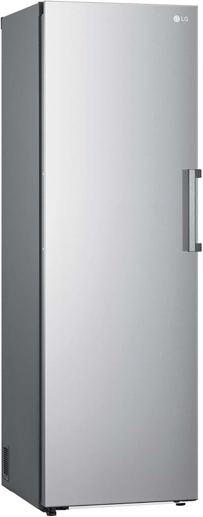 GFT41PZGSZ - Congelador No Frost Total, 1 Puerta, Compresor Smart Inverter, de 355 L y 186 cm, Congelador Vertical con Funcion de Congelacion Rapida, Color Inox