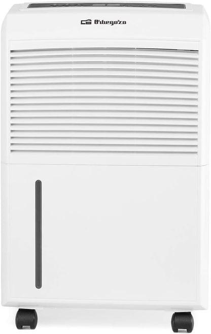 Orbegozo Dh 3000, deshumidificador Con Capacidad De Deshumidificación De 30L/Día, Refrigerante R290, Depósito 5,8 L, Área De Aplicación 120 M2, Sistema Anti-Congelación, 495 W, 2 velocidades