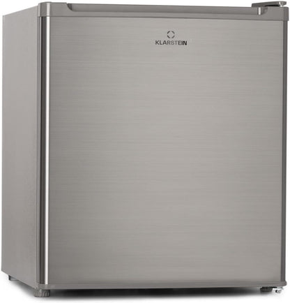 Klarstein Congelador Pequeño Vertical, Mini Congelador Portatil Silencioso para Casa y Oficina, Capacidad 33 l. con Estante, Eficiencia Energética, Estante, Dep. Hielos y Rascador