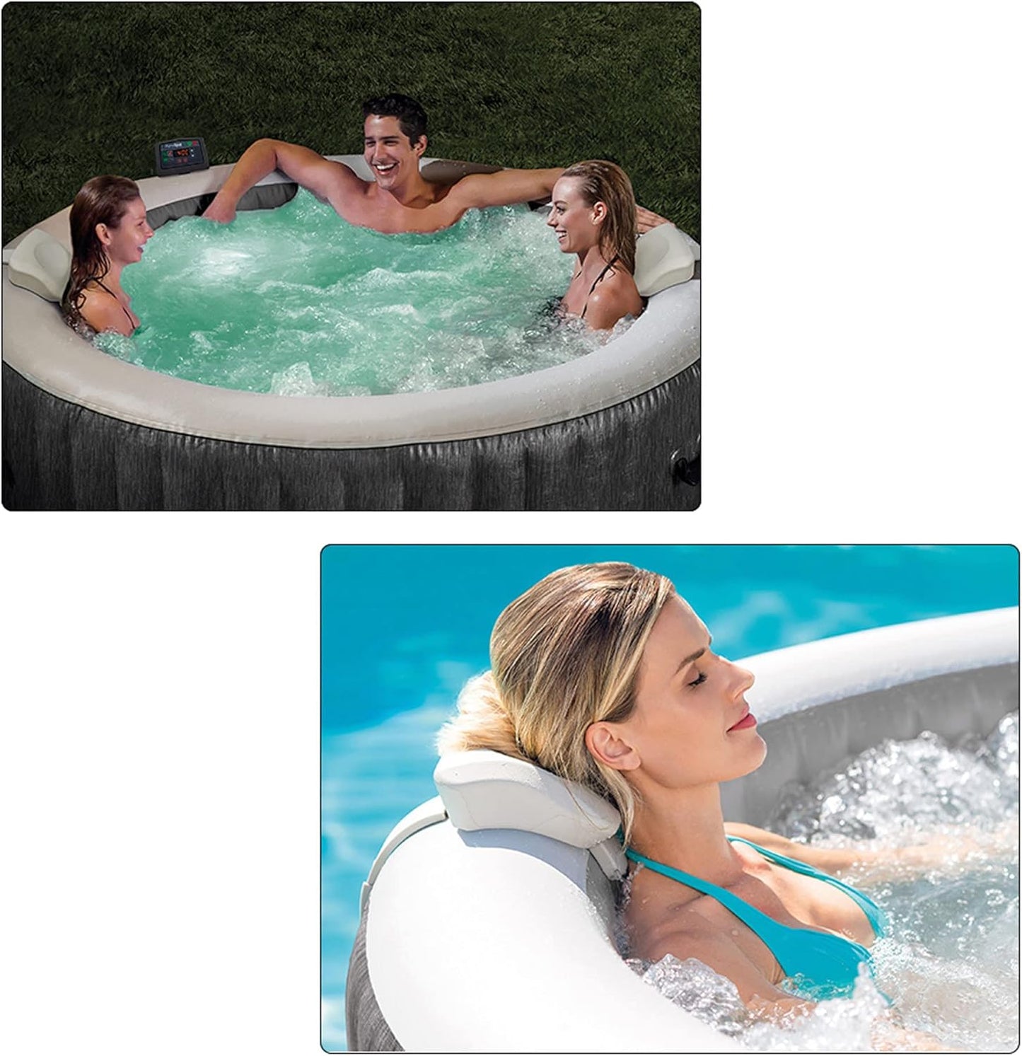 Intex 28440EX SPA Hinchable 4 Personas Greywood Deluxe 795 litros