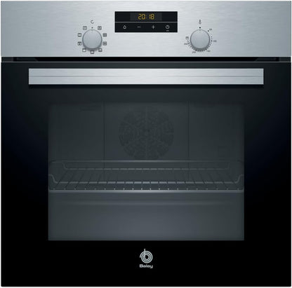 Balay Horno Multifunción, 60 cm de ancho, Control Comfort, Precalentamiento Rápido, 7 funciones, Negro/Acero inoxidable, 3HB2030X0