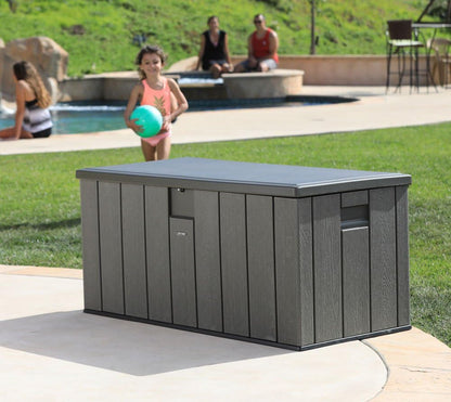 LIFETIME 60215 - Baúl para jardín ultrarresistente 150x72x69 cm UV100 marrón