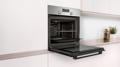 Balay Horno Multifunción, 60 cm de ancho, Control Comfort, Precalentamiento Rápido, 7 funciones, Negro/Acero inoxidable, 3HB2030X0