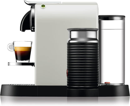 DeLonghi Nespresso Citiz EN267.WAE Cafetera con cápsulas, sistema de extracción especial, 1710 W, 1 L, plástico, Blanco
