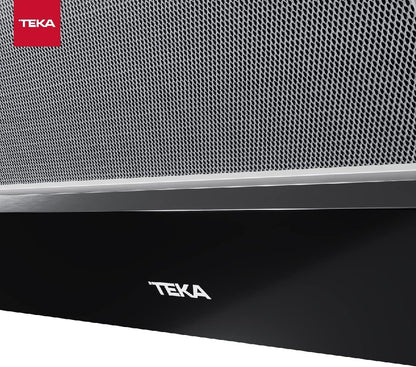 TEKA Campana Extractora de Pared 70 cm, Motor Doble EcoPower, Aspiración Perimetral, 3+1 Velocidades Fresh Air Aspiración 98m3 Ruido 61dB 2 LED DVT 78660 TBS