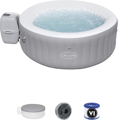 Bestway - SPA Hinchable Lay-Z-SPA St Lucia para 2-3 Personas Redondo 170x66 cm