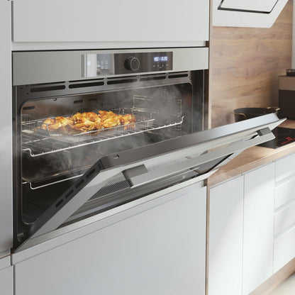 Cecotec Horno Integrable Multifunción Bolero Hexa AF319000 Inox A 3800W, 133L de Capacidad, 11 Funciones con Airfryer Master, Pizza Master, Steam Asisst, Steam EasyClean, 3D Cooking, Defrost