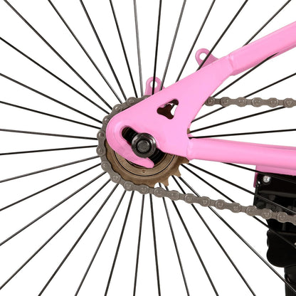 JOYSTAR Lubbock 20 Bicicleta Infantil de 24 Pulgadas para niños y niñas de 7 a 12 años Bicicleta de montaña rígida para niños con Marchas de 1 a 7 velocidades