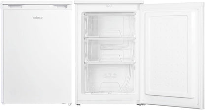 Edesa Congelador Horizontal EZS-0813 WH/A Table-Top Frío Homogéneo Regulación Mecánica de Temperatura 3 Cajones de Capacidad y Puerta Reversible Tirador Integrado Ancho 55,3cm Color Blanco