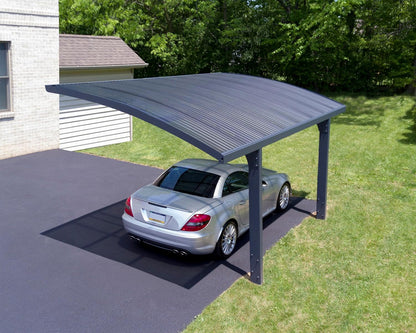 Canopia by Palram Carport Arizona 5000 en policarbonato, Aluminio Robusto e Inoxidable Que Protege el Coche de la luz Solar
