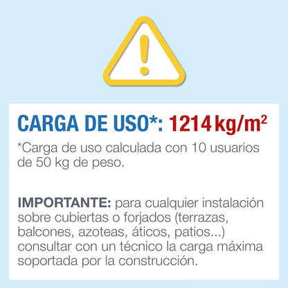 INTEX 55222 - Piscina Desmontable 732x366x132 cm Pack Deluxe + depuradora con clorador