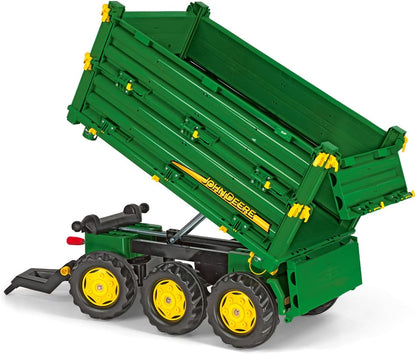 Rolly Toys 12/504/3 Rollymulti Trailer John Deere - Remolque de juguete de 3 ejes , Modelos/colores Surtidos, 1 Unidad