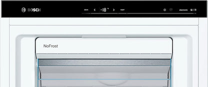 Bosch GSN51AWCV Serie 6 - Congelador independiente, 161 x 70 cm, 175 kWh por año, color blanco, 290 L, tamaño XXL, iluminación LED, VarioZone, NoFrost