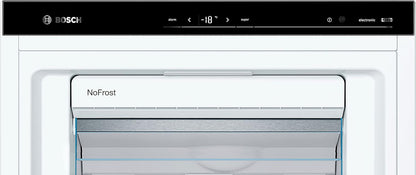 Bosch GSN51AWCV Serie 6 - Congelador independiente, 161 x 70 cm, 175 kWh por año, color blanco, 290 L, tamaño XXL, iluminación LED, VarioZone, NoFrost