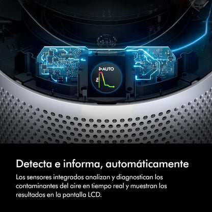 Purifier Hot+Cool™ Gen1 HP10 purificador de aire y calefactor – purificación, función calefacción y refrigeración (Plata)
