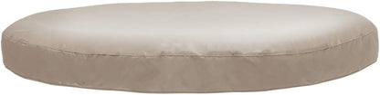 Home Deluxe - Bañera de hidromasaje Exterior - Splash - Color: Beige - ⌀ 208 cm, Altura 65 cm, 130 chorros de Aire - Incl. Cubierta, Juego de reparación, Juego de filtros I Bañera de hidromasaje