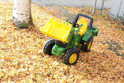 Rolly Toys 710379 John Deere 7930 - Tractor a Pedal, 3-8 años con Carga Frontal, Compartimento de Transporte