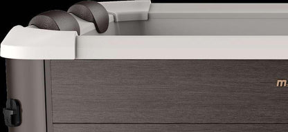 MSPA Tribeca para 6 Personas, 160 x 160 x 65 cm, 120 chorros de Masaje en 3 intensidades, desinfección UVC y ozono, utilizable Todo el año, Exterior e Interior, PVC Resistente de 6 Capas,